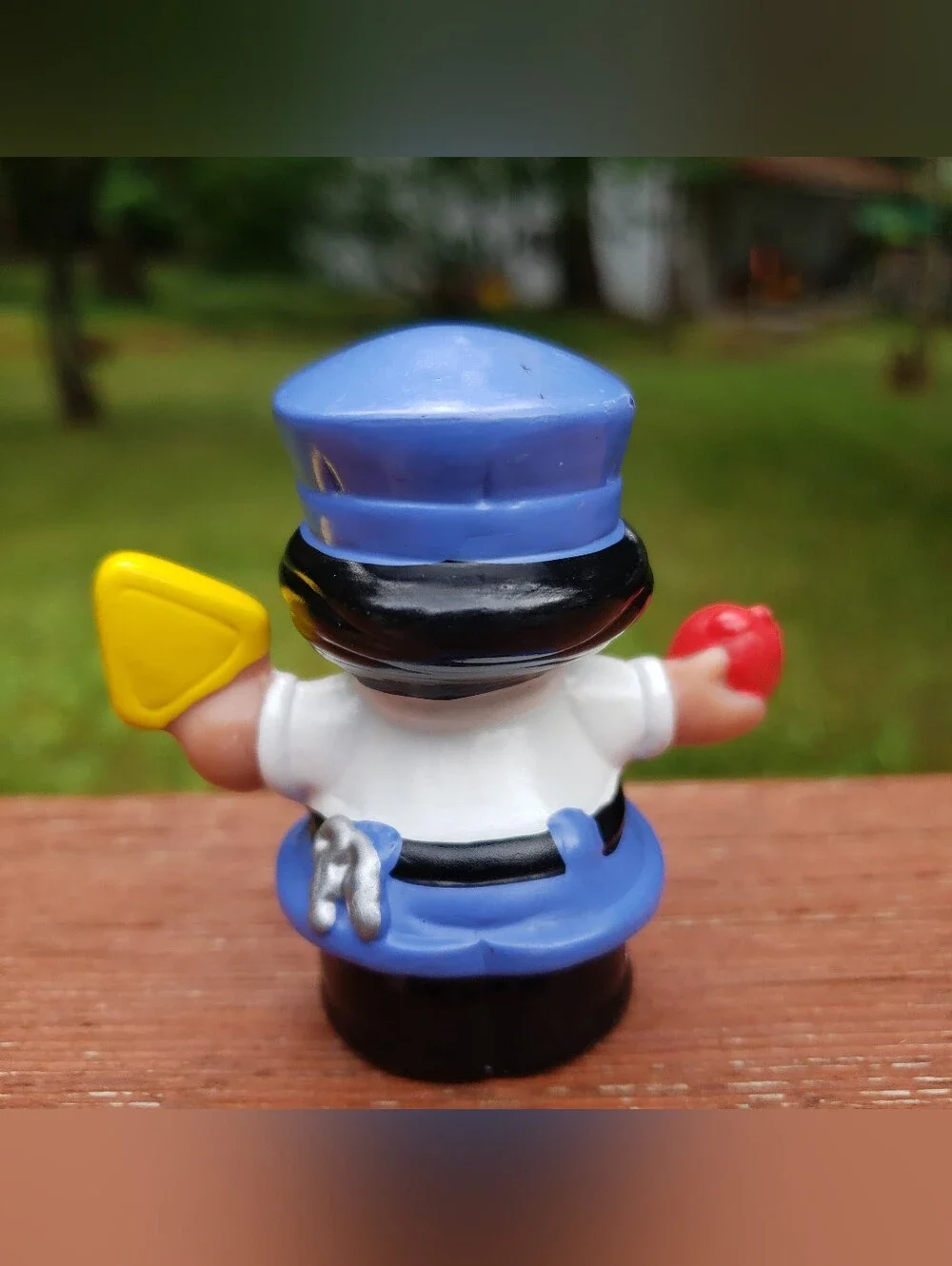 2005 Fisher Price Little People School Crossing Guard Toy Figure